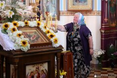 Божественную литургию на престольный праздник в храме аг. Лунно совершил епископ Гродненский и Волковысский Антоний