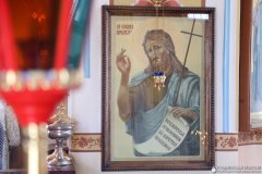 Божественную литургию на престольный праздник в храме аг. Лунно совершил епископ Гродненский и Волковысский Антоний