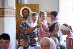 Божественную литургию на престольный праздник в храме аг. Лунно совершил епископ Гродненский и Волковысский Антоний