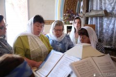 Божественную литургию на престольный праздник в храме аг. Лунно совершил епископ Гродненский и Волковысский Антоний