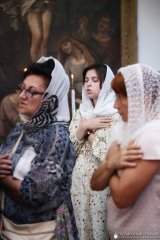 Божественную литургию на престольный праздник в храме аг. Лунно совершил епископ Гродненский и Волковысский Антоний