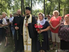 Благочинный Волковысского округа принял участие в митинге-реквиеме в мемориальном комплексе "Шауличи"