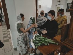 Поздравление прихожан храма в честь Собора Всех Белорусских Святых г. Гродно с днём семьи, любви и верности