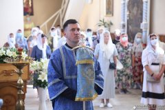 Епископ Антоний возглавил Божественную литургию в храме посёлка Зельва