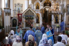 Епископ Антоний возглавил Божественную литургию в храме посёлка Зельва