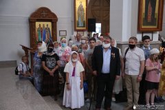 Епіскап Антоній узначаліў Божую літургію ў храме Сабора ўсіх Беларускіх святых у Гродна