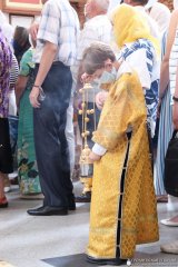 Епіскап Антоній узначаліў Божую літургію ў храме Сабора ўсіх Беларускіх святых у Гродна