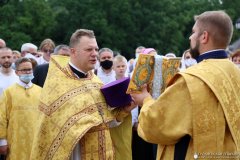 Епіскап Антоній узначаліў Божую літургію ў храме Сабора ўсіх Беларускіх святых у Гродна