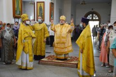 Архиепископ Артемий совершил литургию на приходе храма в честь Собора Всех Белорусских Святых г.Гродно