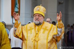 Архиепископ Артемий совершил литургию на приходе храма в честь Собора Всех Белорусских Святых г.Гродно