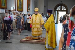 Архиепископ Артемий совершил литургию на приходе храма в честь Собора Всех Белорусских Святых г.Гродно