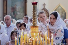 Престольные торжества в Петропавловском соборе Волковыска возглавил епископ Антоний