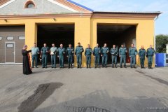 Клирик Гродненской епархии, на кануне Дня пожарника, посетил Зельвенское отделения МЧС 