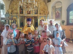 На приходе храма Святителя Николая Чудотворца г. Волковыска состоялся выпуск группы детей