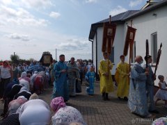 В Волковыске проводили икону Божией Матери «Умиление» (Локотская) в Большую Берестовицу