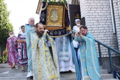 Икона Божией Матери «Умиление» в г. Свислочь 