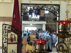 В Волковыск была доставлена икона Пресвятой Богородицы «Умиление» (Локотская)