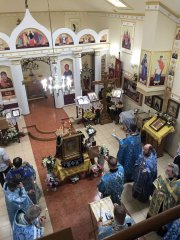 В Волковыск была доставлена икона Пресвятой Богородицы «Умиление» (Локотская)