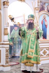 В день памяти преподобного Серафима Саровского епископ Антоний совершил Литургию в храме пророка Илии в агрогородке Обухово (новые фото)