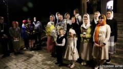 Епископ Антоний совершил ночную литургию с участниками молодёжного слёта Гродненской епархии 