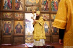 В неделю 8-ю по Пятидесятнице епископ Антоний совершил Божественную литургию в храме в честь иконы Божией  Матери «Всех скорбящих Радость» города Мосты