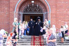 В неделю 8-ю по Пятидесятнице епископ Антоний совершил Божественную литургию в храме в честь иконы Божией  Матери «Всех скорбящих Радость» города Мосты