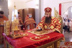 Божественную литургию в храме великомученика и целителя Пантелеимона города Гродно совершил епископ Гродненский и Волковысский Антоний 