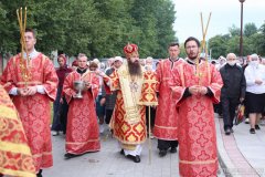 Божественную литургию в храме великомученика и целителя Пантелеимона города Гродно совершил епископ Гродненский и Волковысский Антоний 