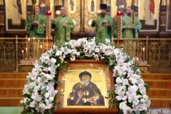 В день памяти преподобного Антония Римлянина, Новгородского чудотворца, епископ Гродненский и Волковысский Антоний совершил Божественную литургию в Покровском кафедральном соборе города Гродно