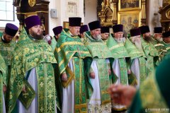 В день памяти преподобного Антония Римлянина, Новгородского чудотворца, епископ Гродненский и Волковысский Антоний совершил Божественную литургию в Покровском кафедральном соборе города Гродно