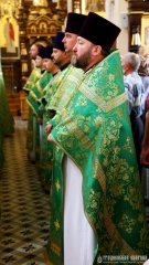 В день памяти преподобного Антония Римлянина, Новгородского чудотворца, епископ Гродненский и Волковысский Антоний совершил Божественную литургию в Покровском кафедральном соборе города Гродно