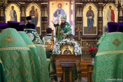 В день памяти преподобного Антония Римлянина, Новгородского чудотворца, епископ Гродненский и Волковысский Антоний совершил Божественную литургию в Покровском кафедральном соборе города Гродно