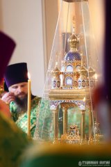 В день памяти преподобного Антония Римлянина, Новгородского чудотворца, епископ Гродненский и Волковысский Антоний совершил Божественную литургию в Покровском кафедральном соборе города Гродно