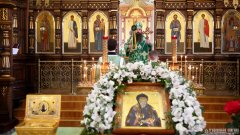 В день памяти преподобного Антония Римлянина, Новгородского чудотворца, епископ Гродненский и Волковысский Антоний совершил Божественную литургию в Покровском кафедральном соборе города Гродно