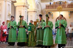 В день памяти преподобного Антония Римлянина, Новгородского чудотворца, епископ Гродненский и Волковысский Антоний совершил Божественную литургию в Покровском кафедральном соборе города Гродно