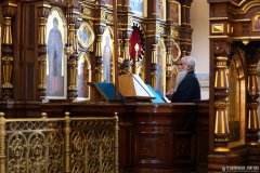 В день памяти преподобного Антония Римлянина, Новгородского чудотворца, епископ Гродненский и Волковысский Антоний совершил Божественную литургию в Покровском кафедральном соборе города Гродно