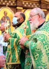 В день памяти преподобного Антония Римлянина, Новгородского чудотворца, епископ Гродненский и Волковысский Антоний совершил Божественную литургию в Покровском кафедральном соборе города Гродно