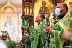 В день памяти преподобного Антония Римлянина, Новгородского чудотворца, епископ Гродненский и Волковысский Антоний совершил Божественную литургию в Покровском кафедральном соборе города Гродно