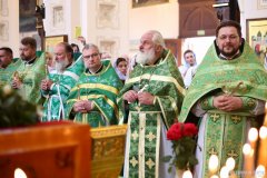 В день памяти преподобного Антония Римлянина, Новгородского чудотворца, епископ Гродненский и Волковысский Антоний совершил Божественную литургию в Покровском кафедральном соборе города Гродно