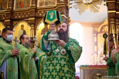 В день памяти преподобного Антония Римлянина, Новгородского чудотворца, епископ Гродненский и Волковысский Антоний совершил Божественную литургию в Покровском кафедральном соборе города Гродно