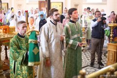 В день памяти преподобного Антония Римлянина, Новгородского чудотворца, епископ Гродненский и Волковысский Антоний совершил Божественную литургию в Покровском кафедральном соборе города Гродно