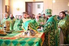 В день памяти преподобного Антония Римлянина, Новгородского чудотворца, епископ Гродненский и Волковысский Антоний совершил Божественную литургию в Покровском кафедральном соборе города Гродно