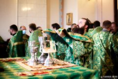 В день памяти преподобного Антония Римлянина, Новгородского чудотворца, епископ Гродненский и Волковысский Антоний совершил Божественную литургию в Покровском кафедральном соборе города Гродно