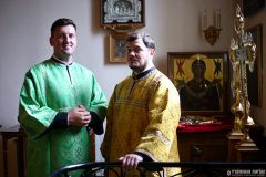 В день памяти преподобного Антония Римлянина, Новгородского чудотворца, епископ Гродненский и Волковысский Антоний совершил Божественную литургию в Покровском кафедральном соборе города Гродно