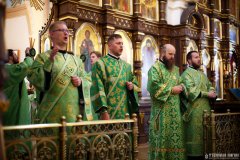 В день памяти преподобного Антония Римлянина, Новгородского чудотворца, епископ Гродненский и Волковысский Антоний совершил Божественную литургию в Покровском кафедральном соборе города Гродно