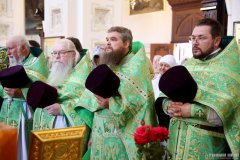 В день памяти преподобного Антония Римлянина, Новгородского чудотворца, епископ Гродненский и Волковысский Антоний совершил Божественную литургию в Покровском кафедральном соборе города Гродно