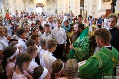 В день памяти преподобного Антония Римлянина, Новгородского чудотворца, епископ Гродненский и Волковысский Антоний совершил Божественную литургию в Покровском кафедральном соборе города Гродно