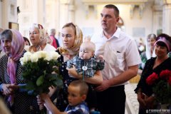 В день памяти преподобного Антония Римлянина, Новгородского чудотворца, епископ Гродненский и Волковысский Антоний совершил Божественную литургию в Покровском кафедральном соборе города Гродно