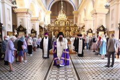 В канун праздника Преображения Господня Епископ Антоний совершил всенощное бдение в Свято-Покровском соборе