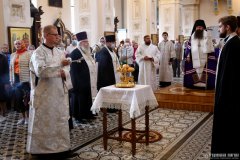 В канун праздника Преображения Господня Епископ Антоний совершил всенощное бдение в Свято-Покровском соборе